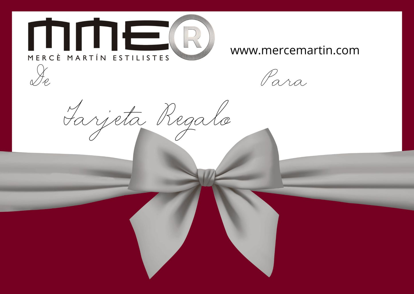 Tarjeta regalo MME